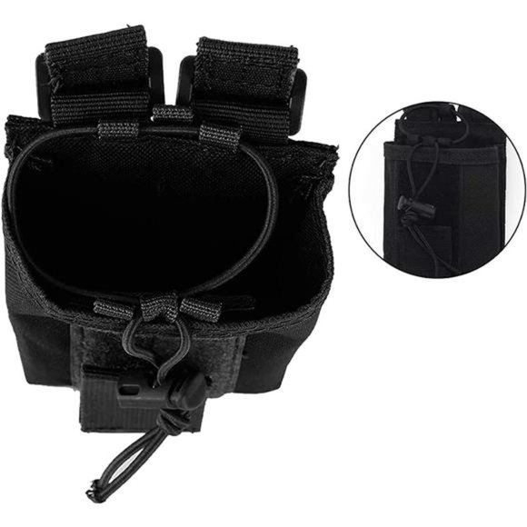 1000D Nylon Outdoor Tactical Pouch Sports Military Molle Radio Walkie Talkie - Picture 3 of 7